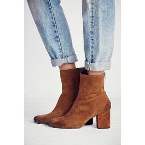 NWT Free People Cecile Ankle Boot / Tobacco